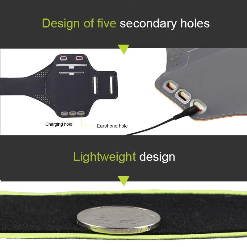 SIXEVE Universal Phone Case For Samsung iPhone Huawei Xiaomi Nokia LG Redmi Sport Arm band Band Belt Running GYM Bag |