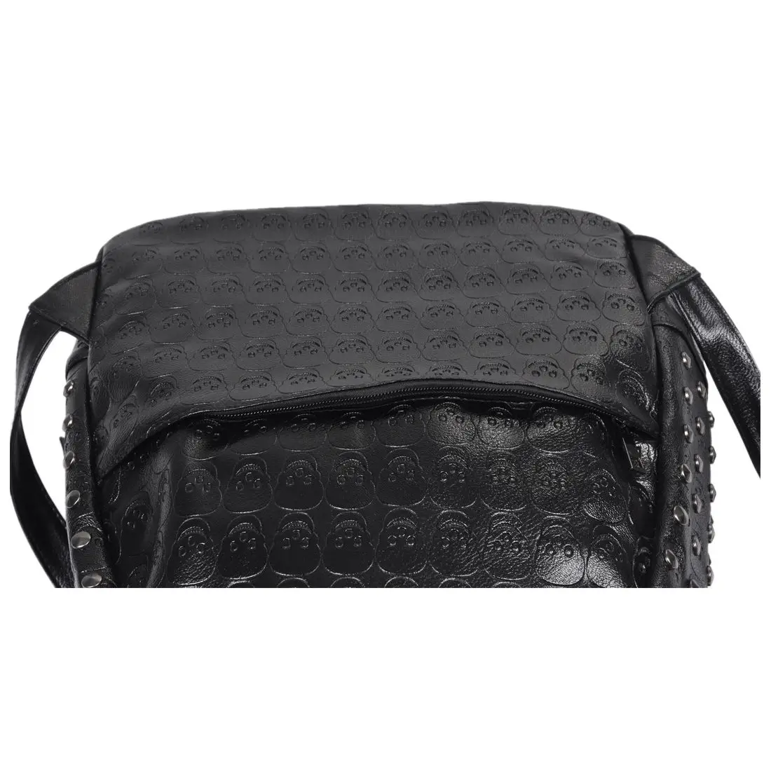 Рюкзак сумка заклепки ПУ череп Для женщин s черный Девушка | Багаж и сумки