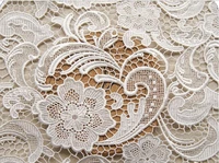 off white lace fabric by the yard guipure lace fabric with retro floral