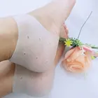 Мягкие силиконовые носки на пятке защита и уход за кожей, предотвращающие сухость кожи от шелушения, моющиеся, Увлажняющие гелевые протекторы для ног  137