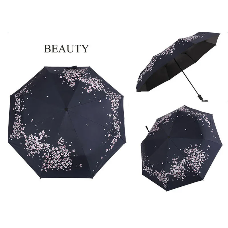 Yesello SAKURA антиуф складной зонт для женщин|umbrella for women|umbrella umbrellafolding umbrella women |