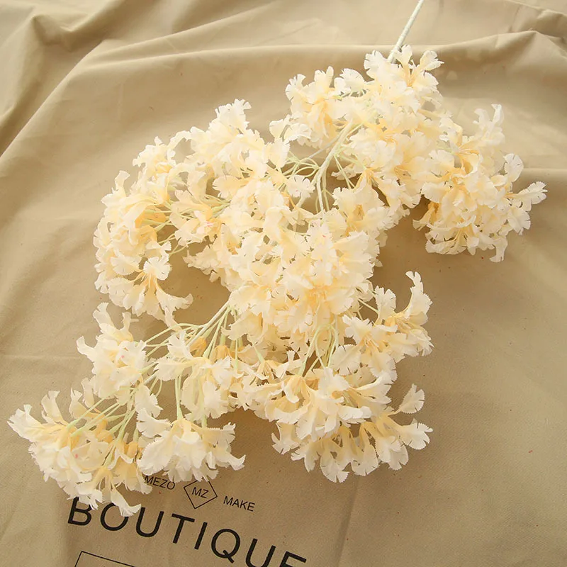 Искусственный шелк искусственные декоративные цветы 100 см большой свадебный