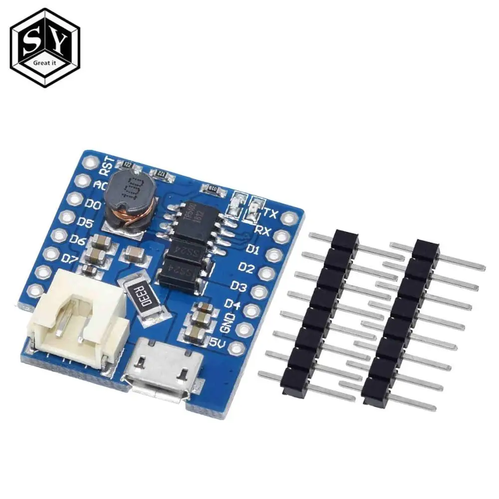 Защита аккумулятора V1.1.0 для WEMOS D1 mini одна литиевая батарея 1 шт.|lithium battery charging|d1 |