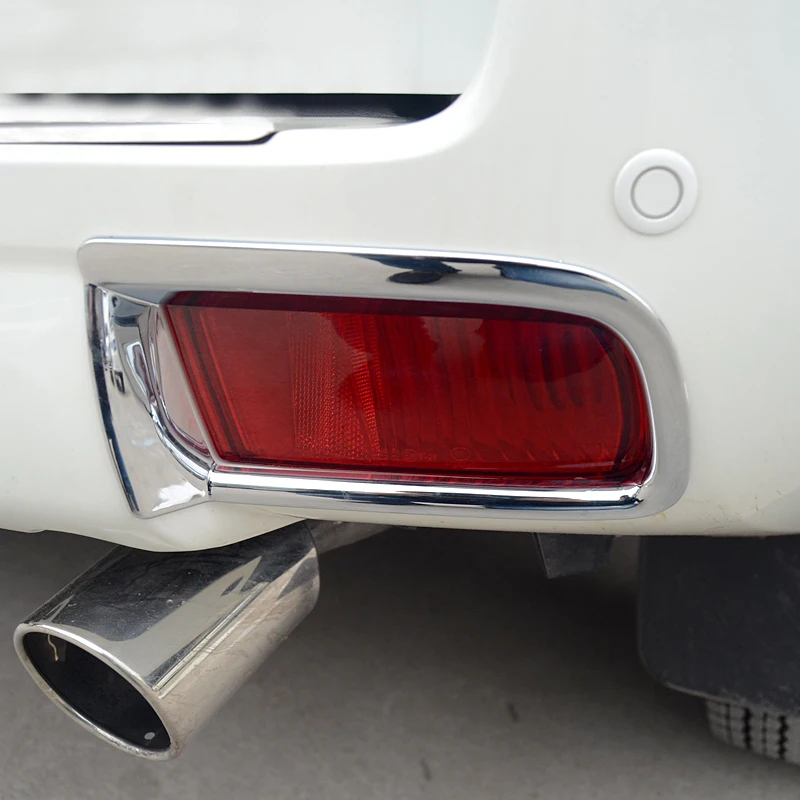 

Rear Fog Light Lamp Cover Trim Frame Decorative For Toyota Land Cruiser Prado FJ150 FJ 150 2013 2014 2015 2016 2017 Accessory