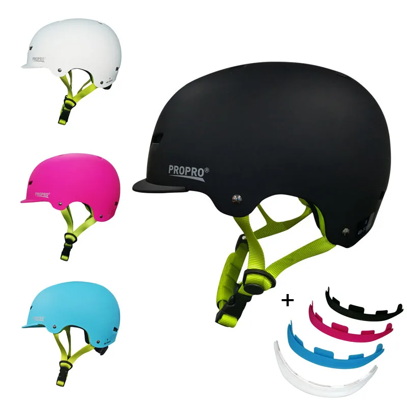 

PROPRO Children Outdoor Sports Roller Skating Skiing Helmet Men Women Breathable Removable Cap Peak Sports Protectors Helmet