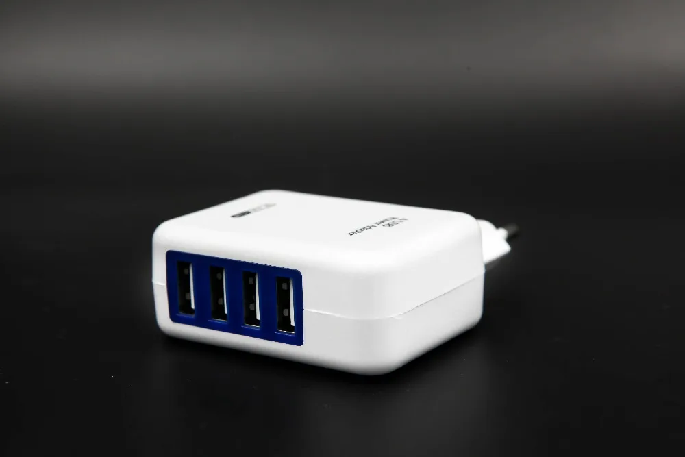 Usb концентратор 4 порта адаптер питания настенное домашнее зарядное устройство