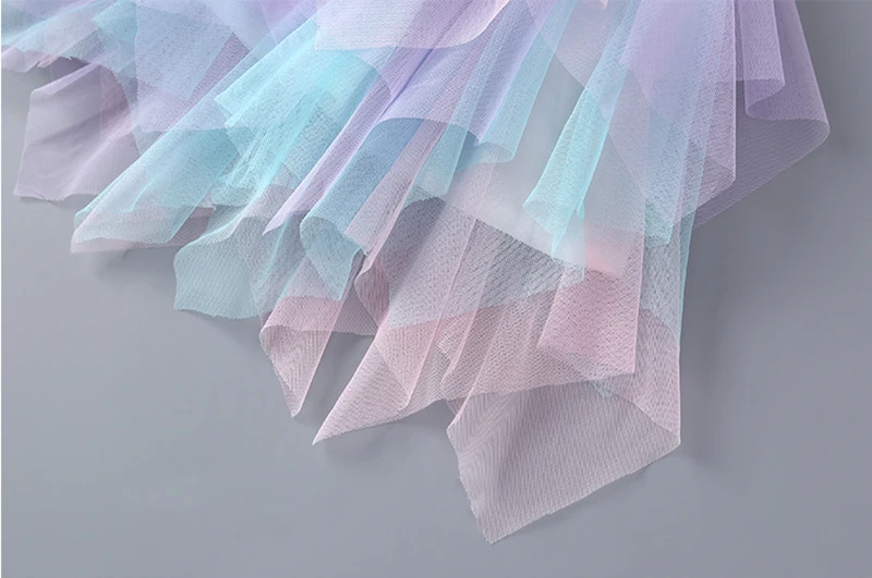 Babyinstar Summer Tutu Skirt Tulle Girl Irregular Design Baby Girl Clothes Kids Tutu Cute Baby Skirts Girl Kids Clothes Skirt