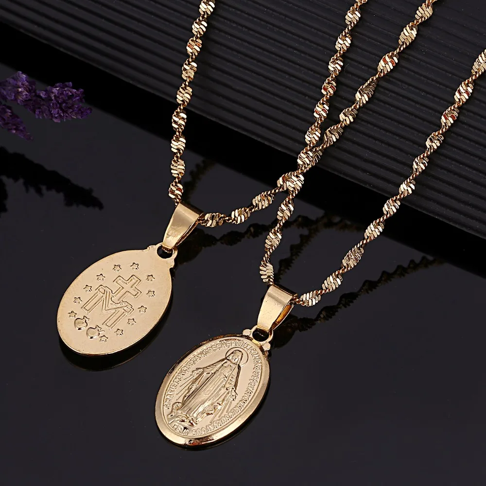 Женское ожерелье с подвеской Богородица|mary pendant|virgin mary pendantvirgin |