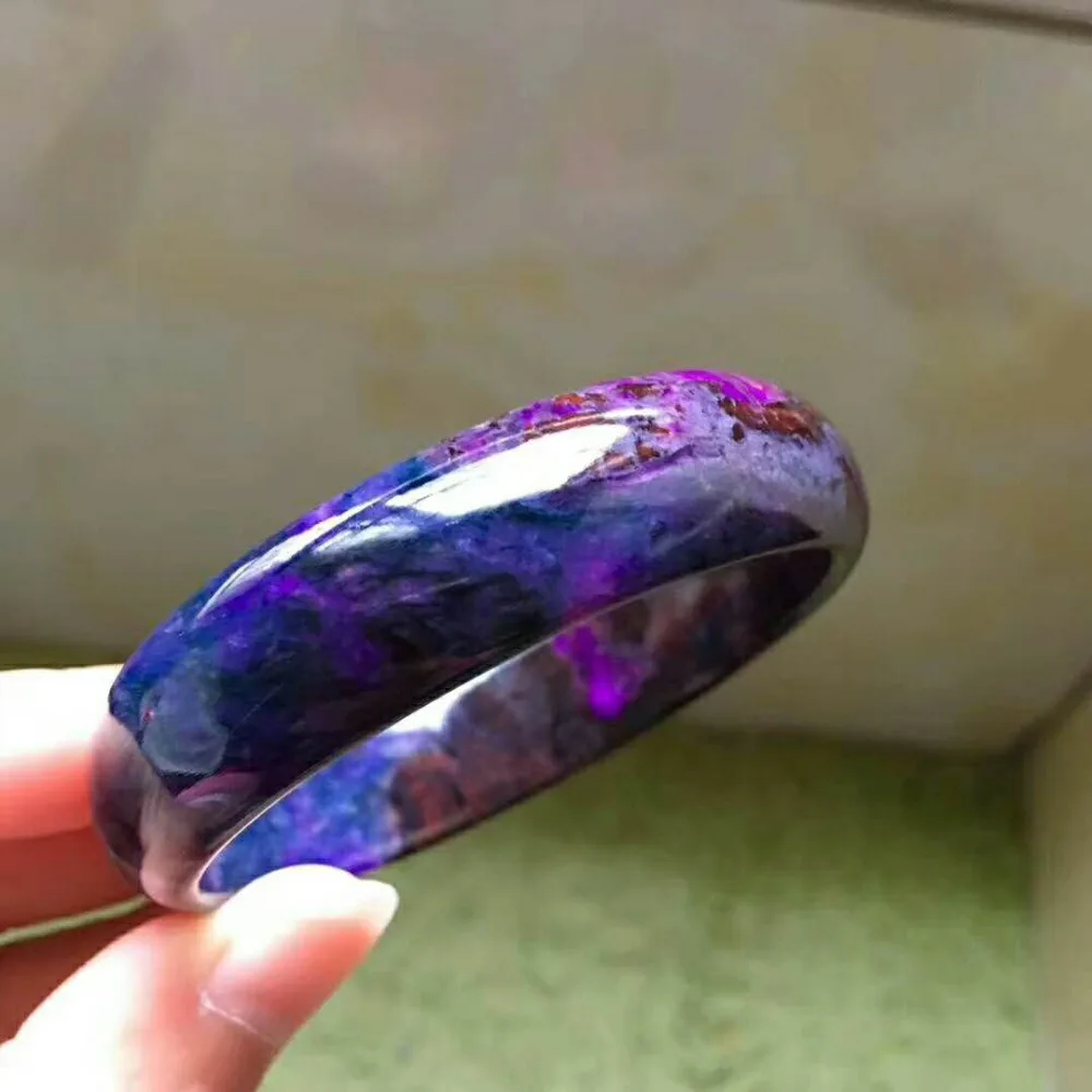 Из натуральной Межзвездный синий Sugilite Самоцветы Камень Для женщин подарок