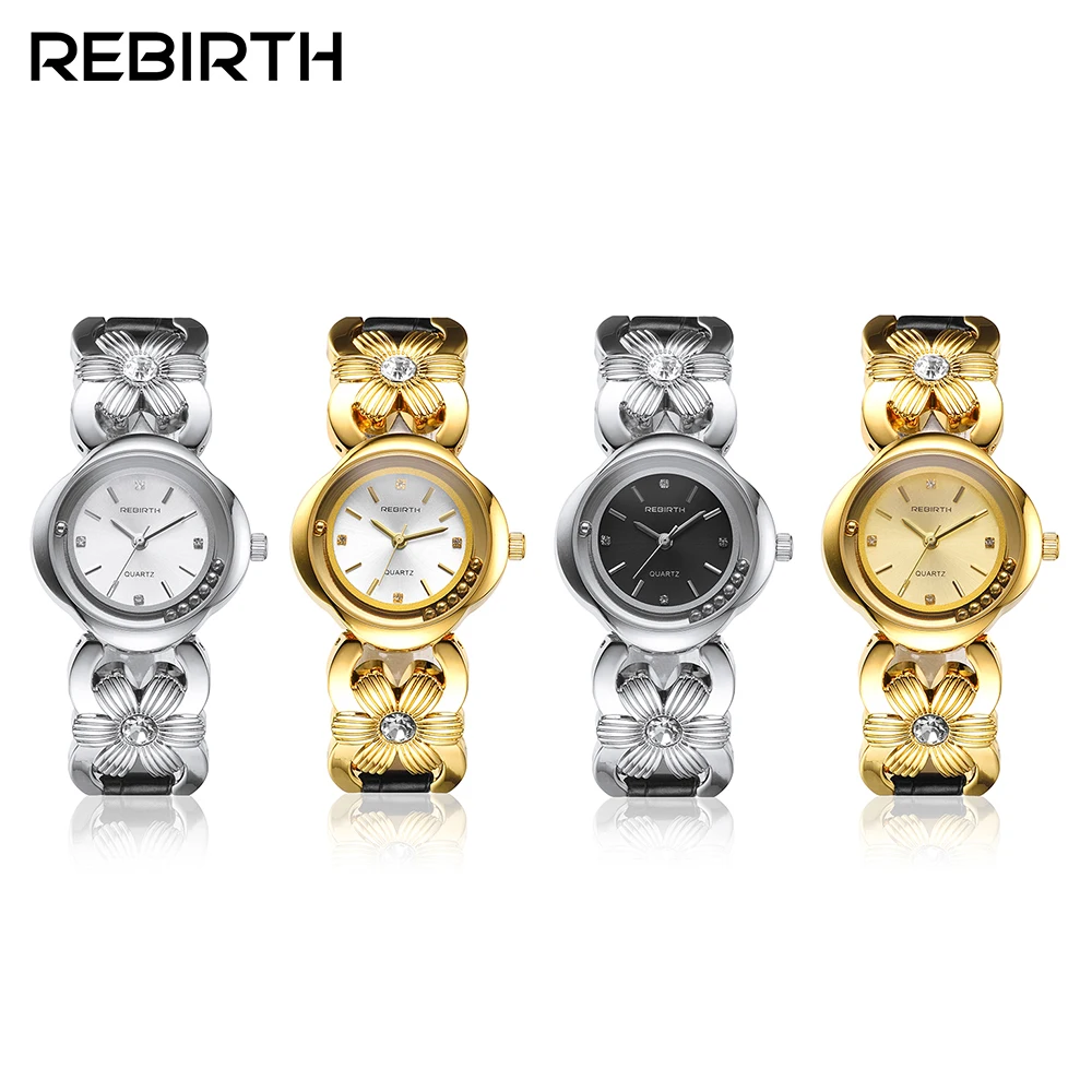 Fashion REBIRTH Brand Luxury Famous Quartz Watch Women Watches Ladies wristwatches Female Clocks Montre Femme Relogios Feminino | Наручные