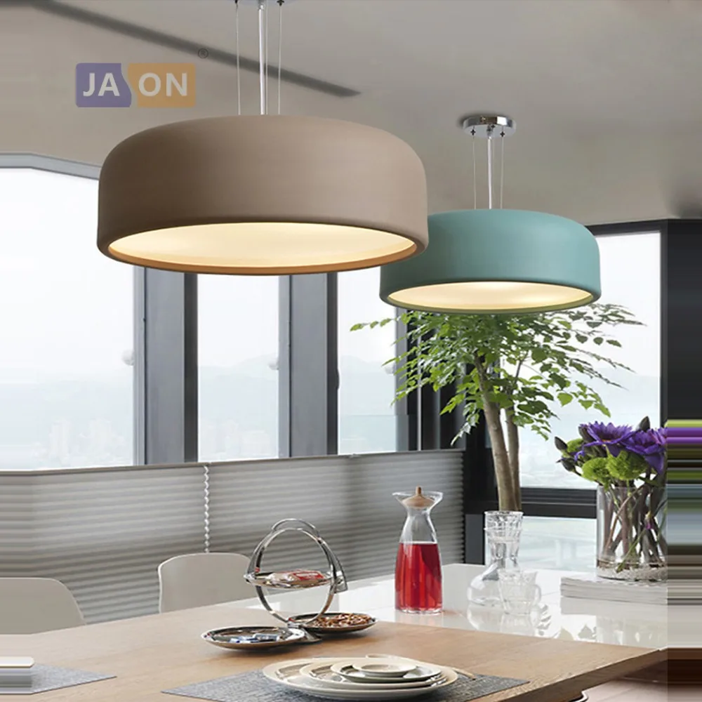 led e27 Нордик Железные Акрил раскрашенный круглый Светодиодные Лампы.Светодиодные Светильники Люстры Подвесные.Светильники Подвесные Светильники.Светильник Подвесной Светильник.Освещение Для Столовой,Фойе и Спальни