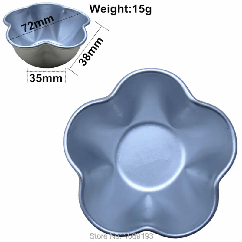 

Plum Blossoms Bowl Shape Jelly Pudding Cheese Tools,Cake Bread Aluminum alloy Baking Molds,Direct Selling