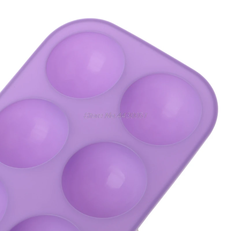 6 полостей большая форма для шоколада полумесяца силиконовая выпечки торта