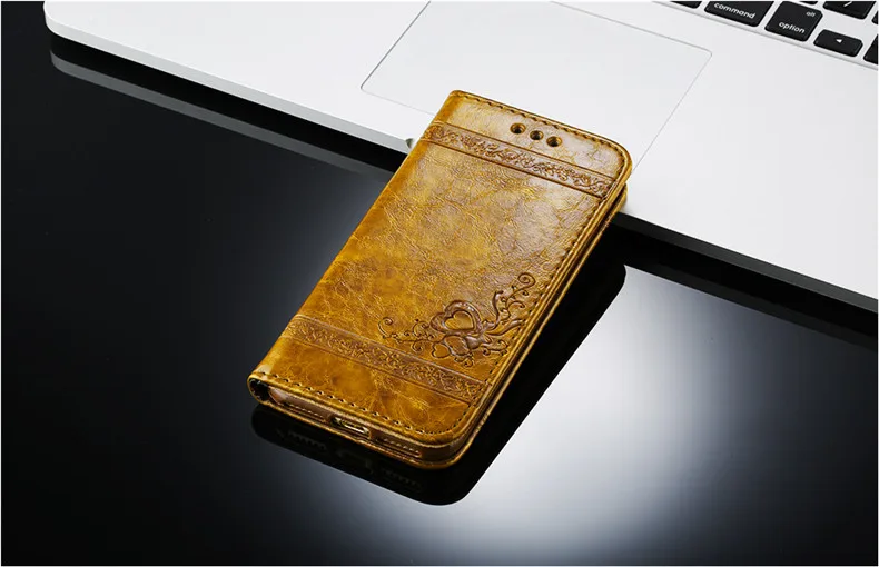 USLION кожаный чехол-бумажник с откидной крышкой для iPhone 6, 7, 8 Plus, X, XR, XS, Max, Ретро стиль, 3D принт, цветок, Роскошный чехол для телефона, полное покрытие, сумки, чехол