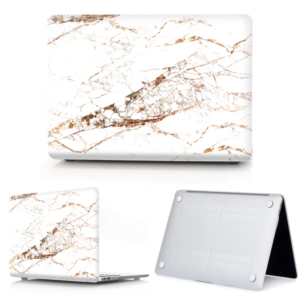 S6 Мраморный чехол для ноутбука Mac Book Pro 13 A2159 Pro retina 11 12 13 15 Touch Bar для macbook Touch ID Air 13 A1932+ клавиатура Covery - Цвет: S6