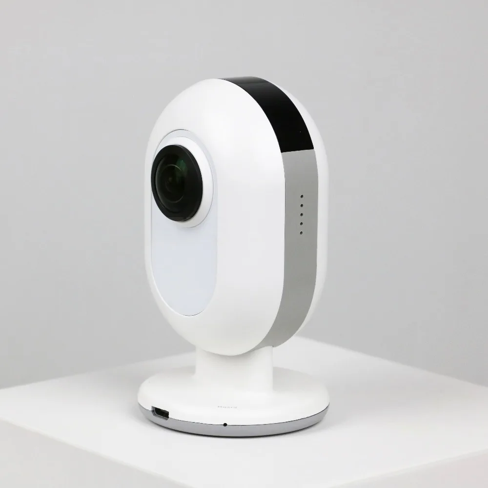 Ip камера с Wi Fi и широкоугольным объективом 360 градусов 4 МП VR видео для Android или iOS