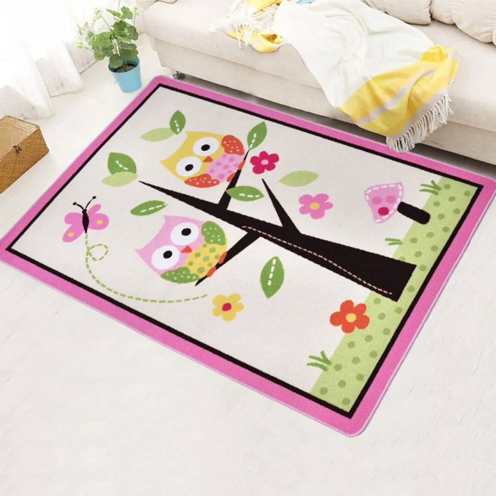 Новейшее качество детский коврик Мультяшные коврики для детей 100% нейлон девочек