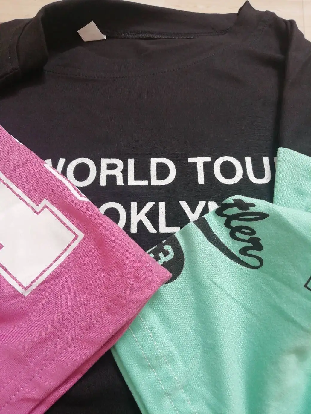 Корейский Ulzzang Топы Футболка для женщин Лето Harajuku Письмо шить Половина рукава Топ Футболка школьницы консервативный Стиль Одежда