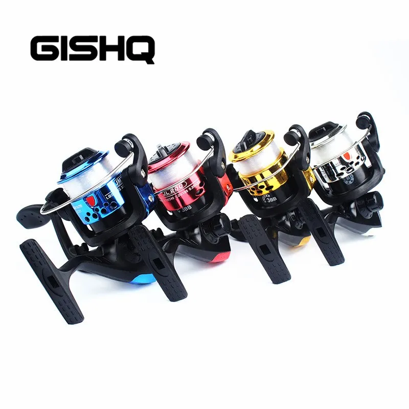 200 Type Line Fishing Reel Spinning Fold Plating Sea Otter Wheel | Спорт и развлечения