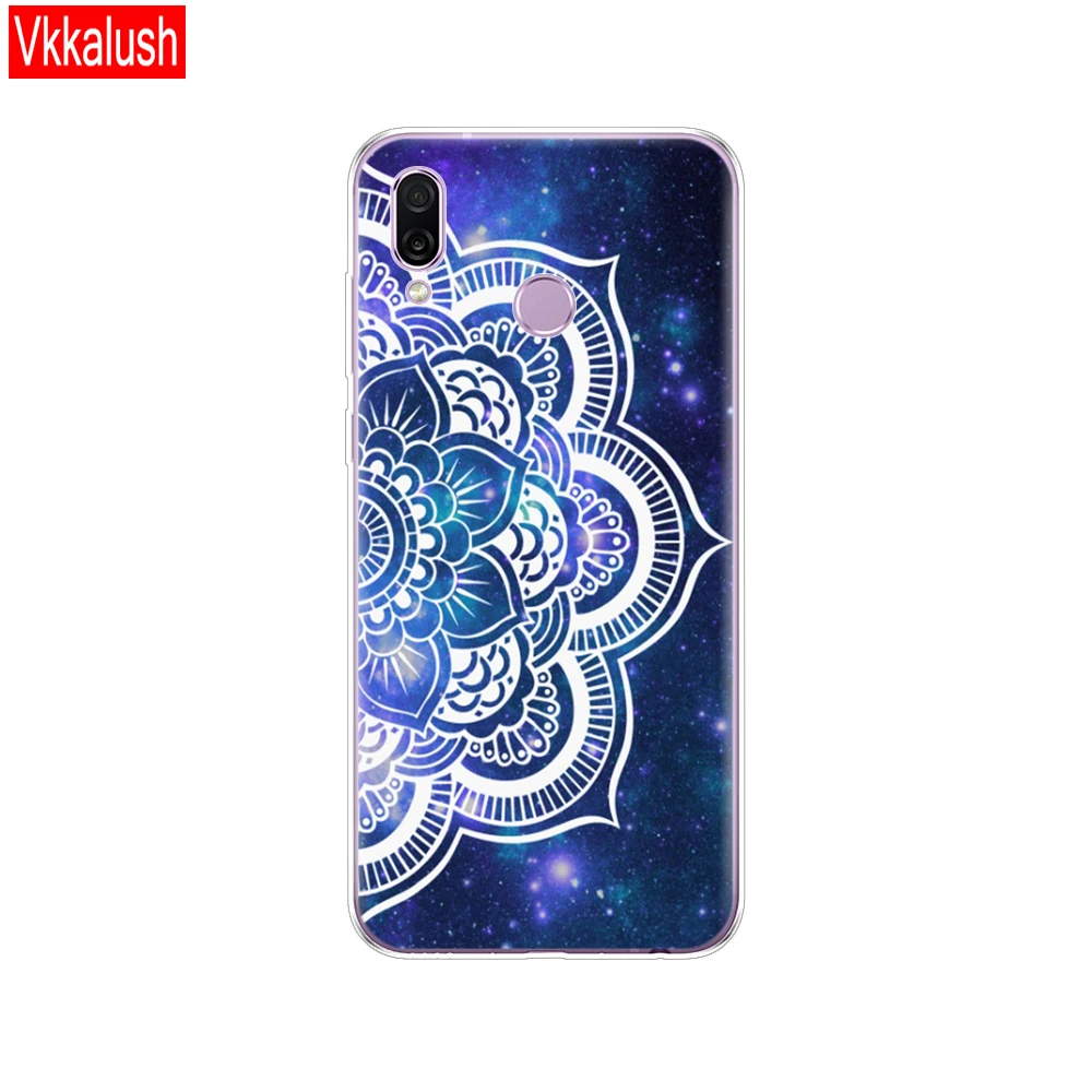 80079 Чехол для Honor Play, чехол 6,3 '', Мягкая силиконовая задняя накладка чехла из ТПУ для huawei Honor Play, чехол, чехлы, бампер - Цвет: 80079