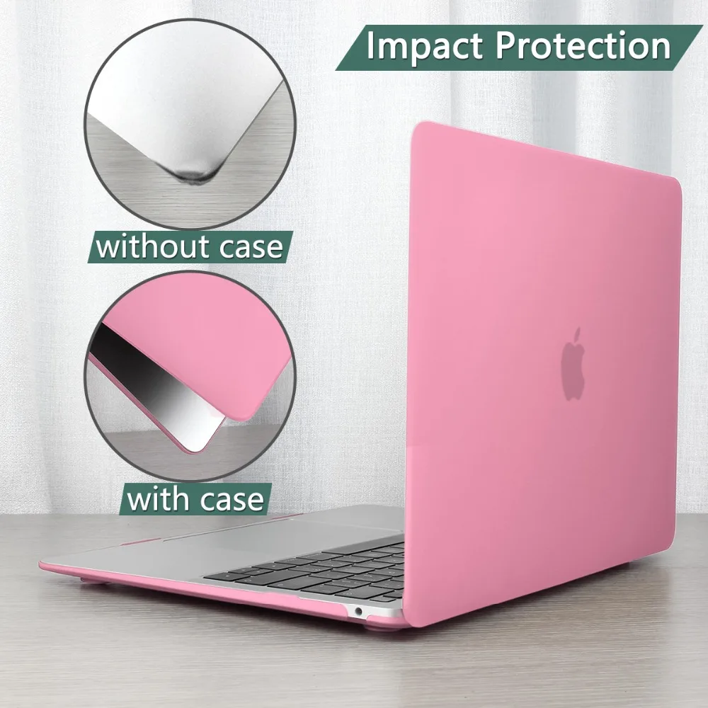 Кристальный/матовый чехол для Macbook Air Pro retina 11 12 13 15 дюймов, сумка для ноутбука, чехол для нового Mac book Air 13,3 чехол A1932