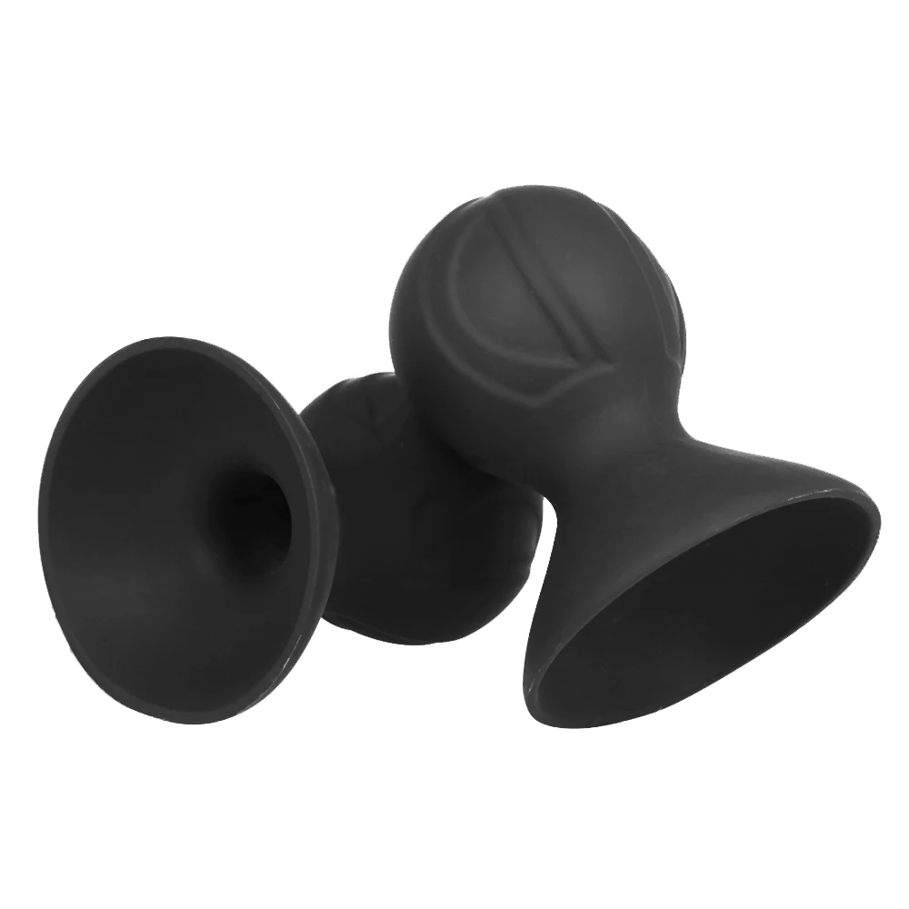 Экзотические аксессуары 2 шт. силиконовый массажер для сосков вакуумный