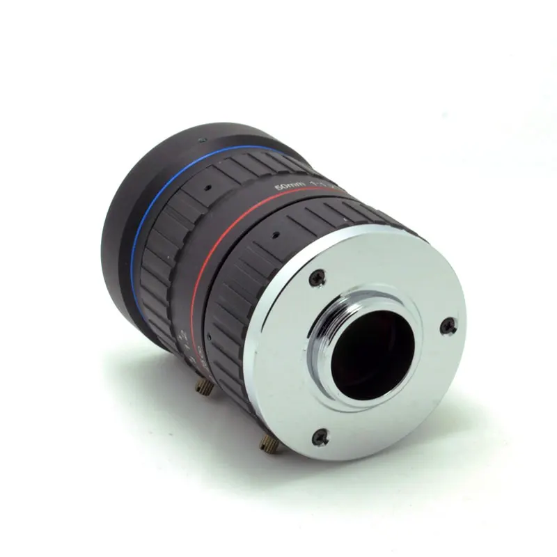 SMTSEC 50mm C Mount Lens 4K 8MP F1.2 Professional 1&quot CCTV Industrial Machine Vision for UHD Camera SL-C5012M | Безопасность и