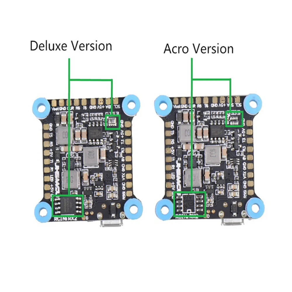 Jhemcu 30,5x30,5 мм двойной гироскопа F7 игровые джойстики AIO OSD 5V 8V BEC и черный ящик для дрона с дистанционным управлением с видом от первого лица/мультикоптера(набор запасных Запчасти