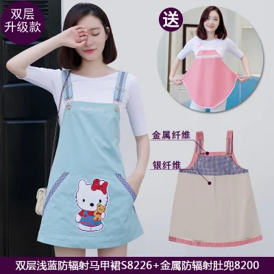 Radiation protection suit maternity wear fashion cartoon radiation suit four seasons universal radiation protection dress