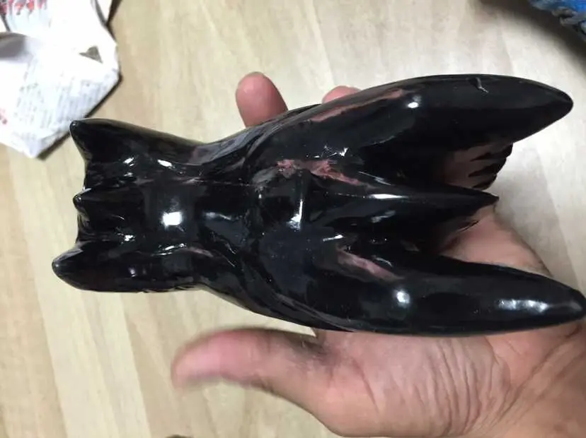 

new arrivals natural obsidian quartz crystal dragon skull for sell