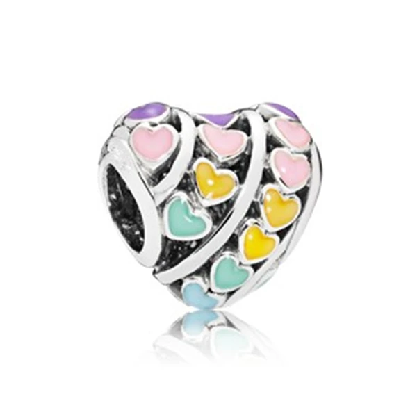 Dodocharms Fit Pandora, женские браслеты, сделай сам, ювелирные изделия, подарки для женщин, горячая Распродажа, вечерние, бусины, надеюсь, цветы, любовь, сердца, кристалл C