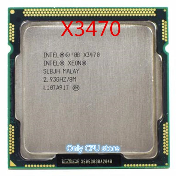 Бесплатная доставка четырехъядерный процессор intle X3470 2 93 ГГц LGA 1156 95 Вт 8 Мб