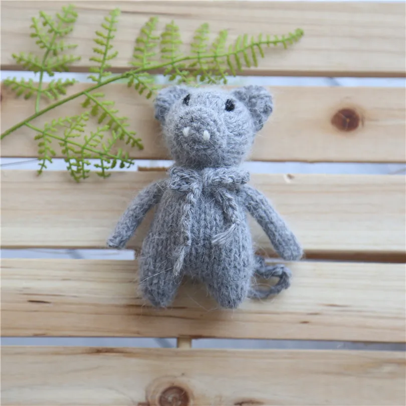 Игрушка вязаная крючком Милая Мини амигуруми миниатюрная свинья кукла мягкие