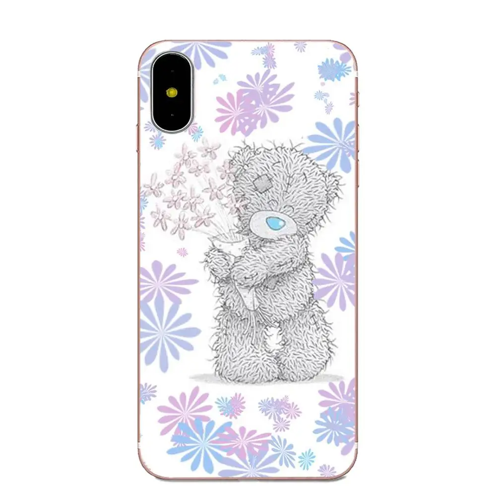 Милый медведь из мягкого ТПУ новый стиль уникальный для Apple iPhone 4 4S 5 5C 5S SE 6 6S 7 8 Plus X