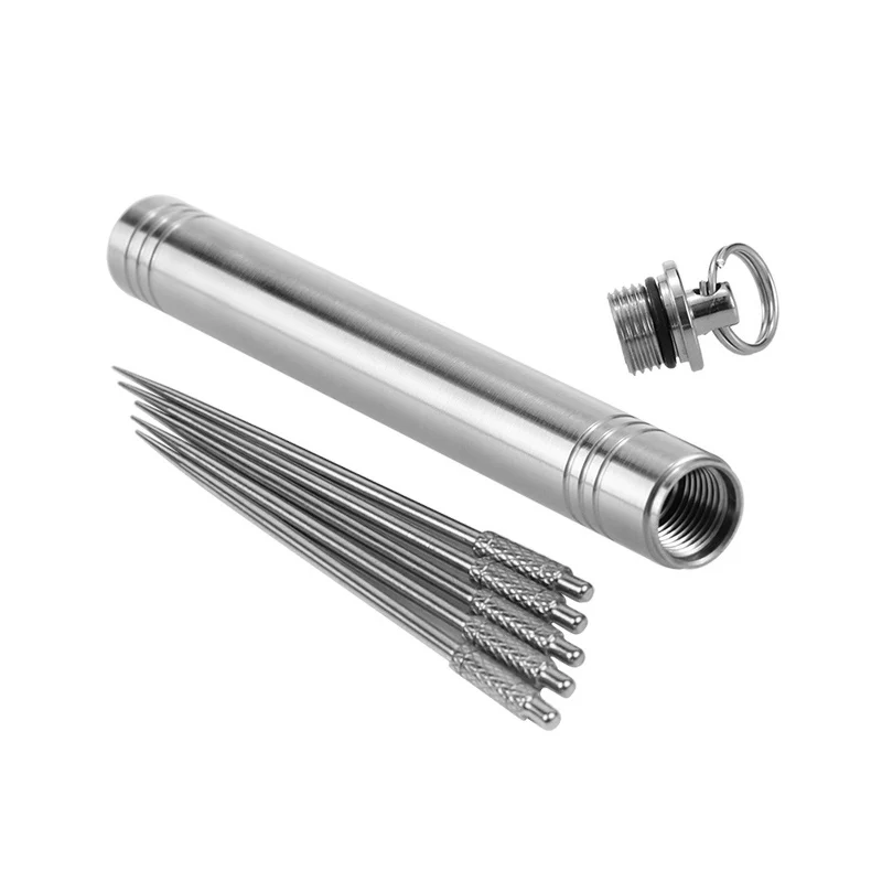 Rover Camel Titanium 5pcs Toothpick With Holder Eco-Friendly Ultralight Portable set | Спорт и развлечения