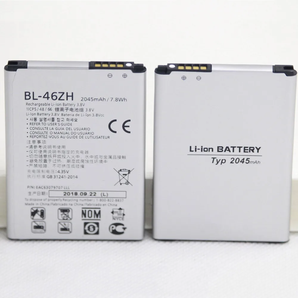 2XPhone Батарея BL 46ZH 2045 мА/ч для LG K7 K8 K89 LS675 M1 M1V MS330 US375 X210 AS330 K332 K350N K371 BL46ZH мобильный