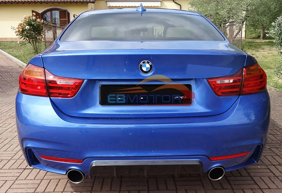 Неокрашенный задний диффузор из стекловолокна для BMW F32 F33 F36 435i GranCoupe M спортивные