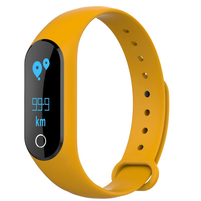 Смарт браслет с OLED экраном 0 86 дюйма Bluetooth пульсометром фитнес трекером|wristband fitness