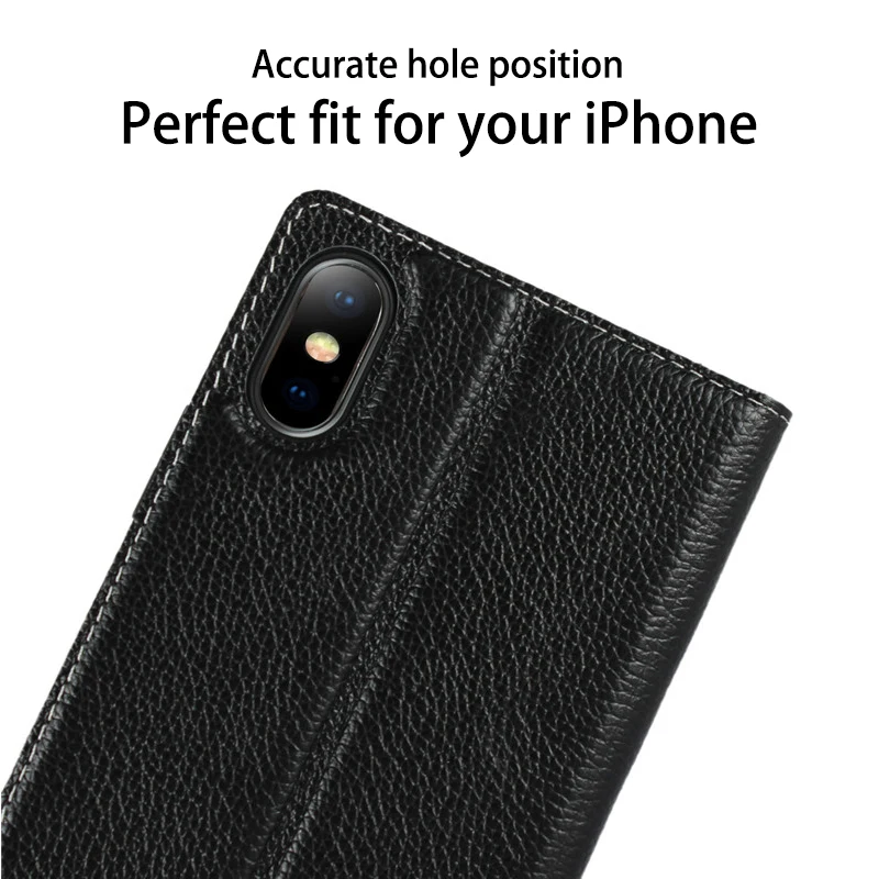 Sailortech Чехол-книжка для iPhone XS Max чехол из натуральной кожи с окошком 5 S 6 6s 7 8 X Plus |