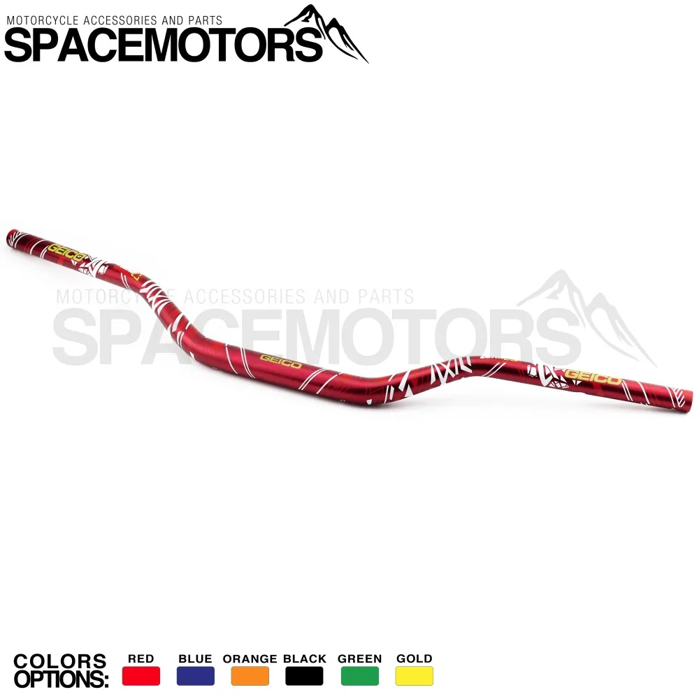 Руль для мотоцикла Red fox fat 28 мм 1 1/8 дюйма fmx motard supermoto ttr250 XR XRF CR mrcrf 80 125 230 250 400 600|handlebar