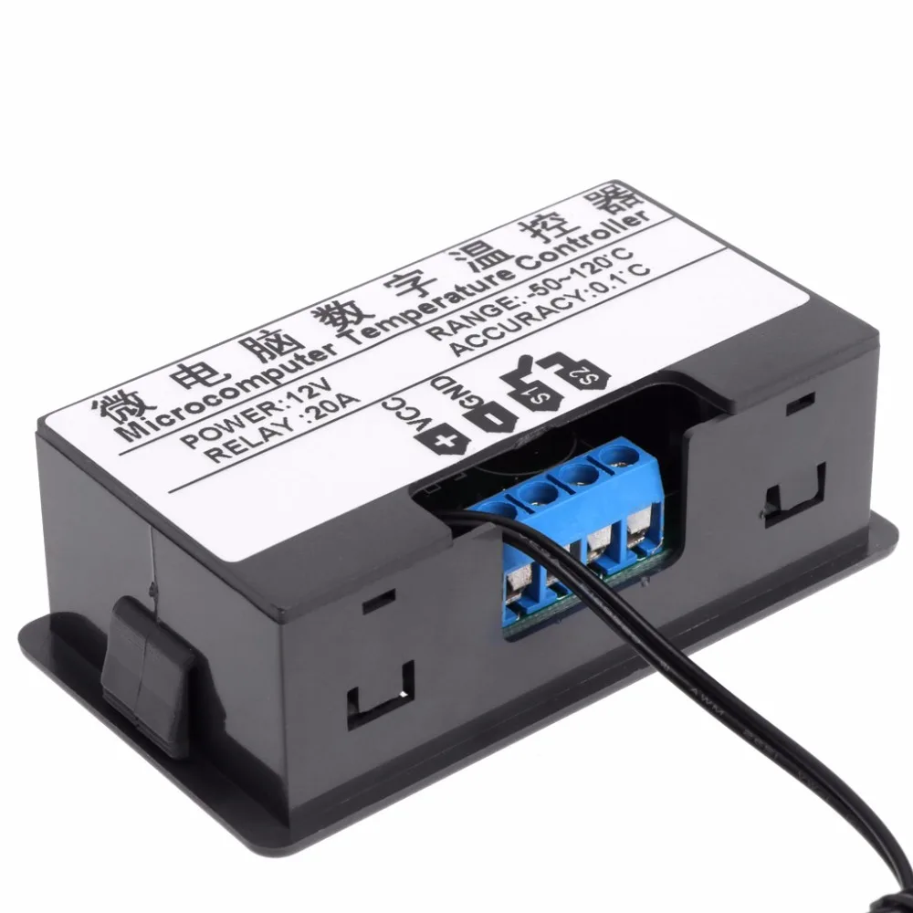 W3230 DC 12V 20A цифровой регулятор температуры-50-120 градусов Цельсия Термостат Регулятор