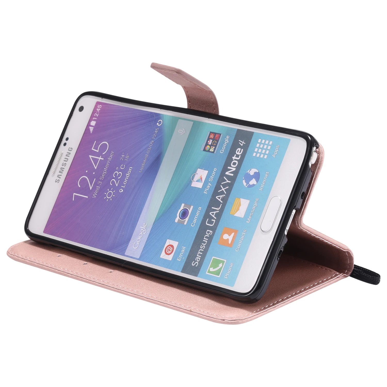 Для Samsung Galaxy Note4 N910 SM чехол для телефона кожаный Funda Note 4 N910C N910CQ флип