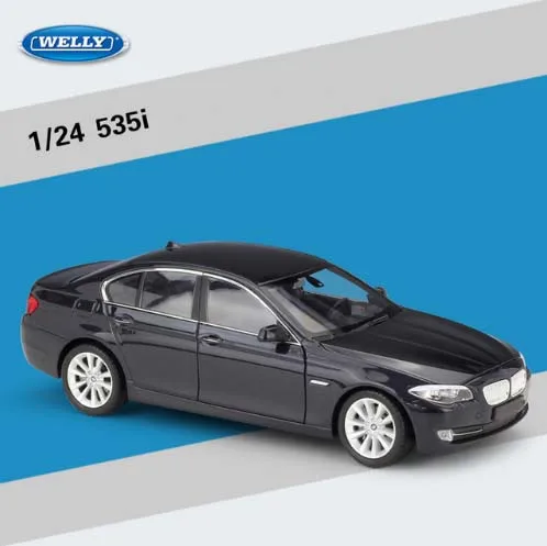 Высокая имитация WELLY 1:24 335i/535i литье под давлением автомобиля из металлического сплава классическая модель автомобиля для детей подарок коллекция игрушек оригинальная коробка - Цвет: C