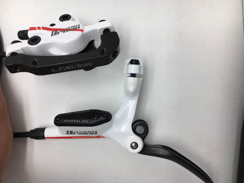 Последний запас 180 160 мм MTB оригинальная Tektro Darco гидравлическая Дисковая тормозная