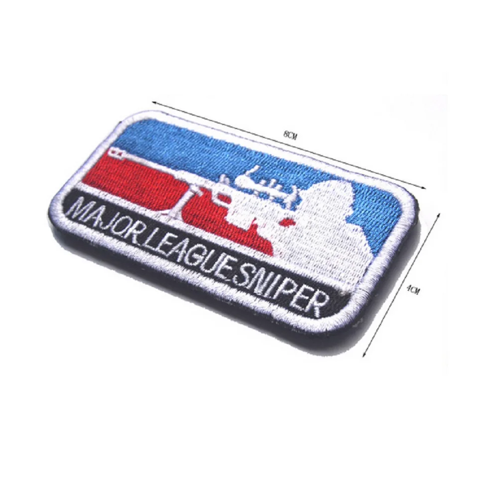 3D нашивки с вышивкой снайперская крупная Лига волшебные наклейки армейские