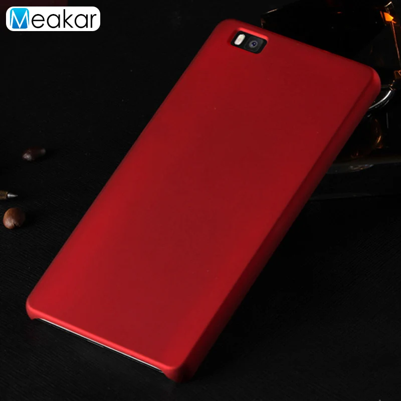 red Coque 5.0For huawei P8 Lite чехол для huawei Ascend P8 Lite P8 мини ALE-L21 ALE-L04 телефона чехол-лента на заднюю панель - Цвет: red