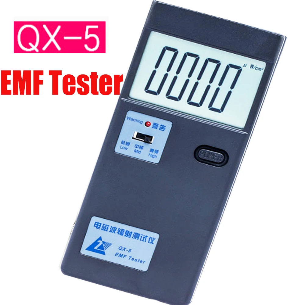 EMF тестер, детектор электромагнитного излучения QX-5 бытовой радиационной защиты инструменты EMF метр