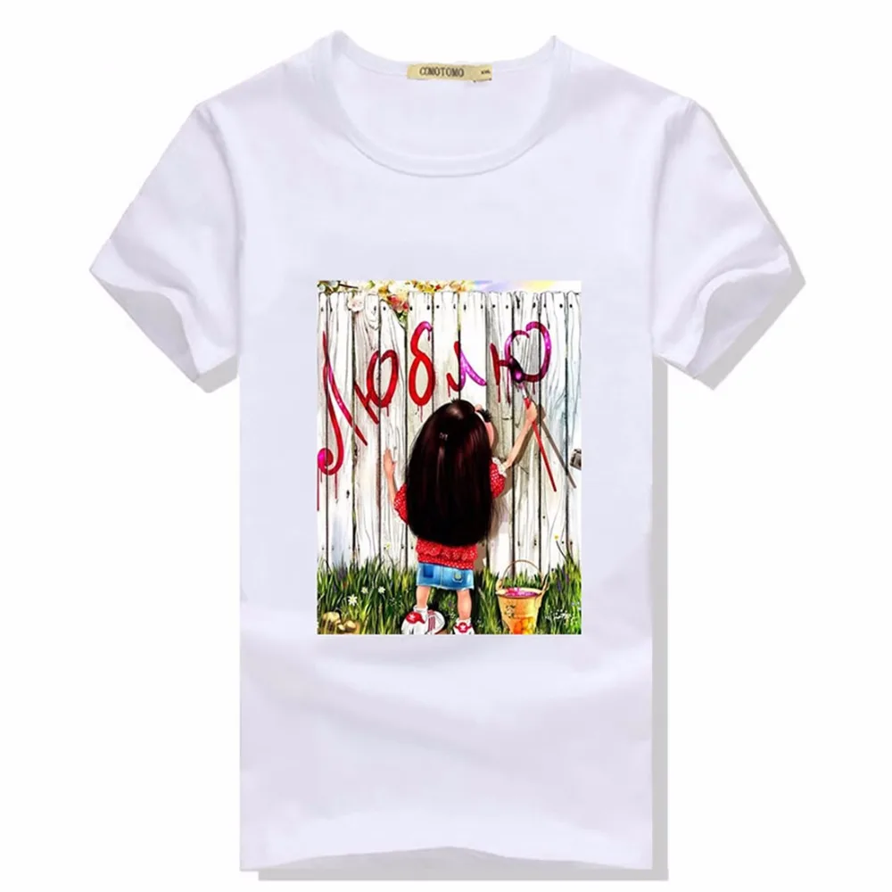 Футболка с героями мультфильмов Мужская футболка Uk Slim Fit мужские модные футболки
