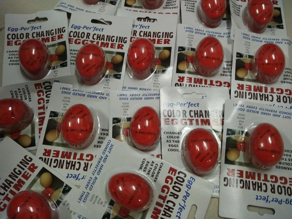 Творческий Кухня Инструменты помощник вареные яйца RAW и вареное яйцо таймер Observer