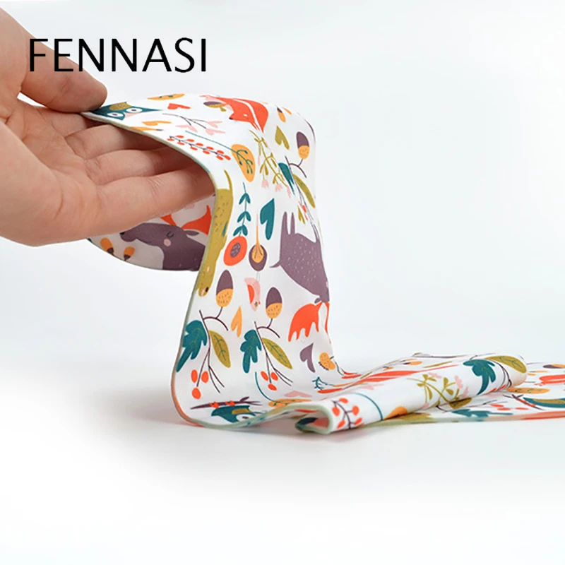 Женские японские колготки FENNASI милые белые бархатные с мультяшными рисунками